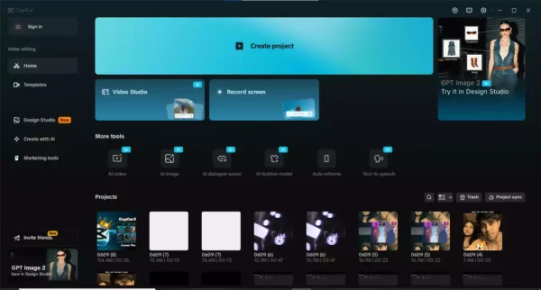 CapCut Pro - CapCut PC Official Latest Premium Updatable version in Bangladesh with lifetime access only 199 Tk no watermark